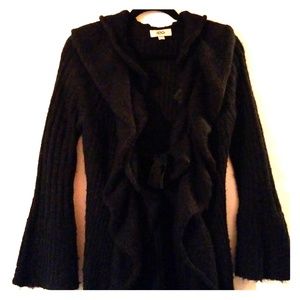 Ruffle Sweater jacket